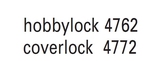 Hobbylock 4762-Coverlock 4772